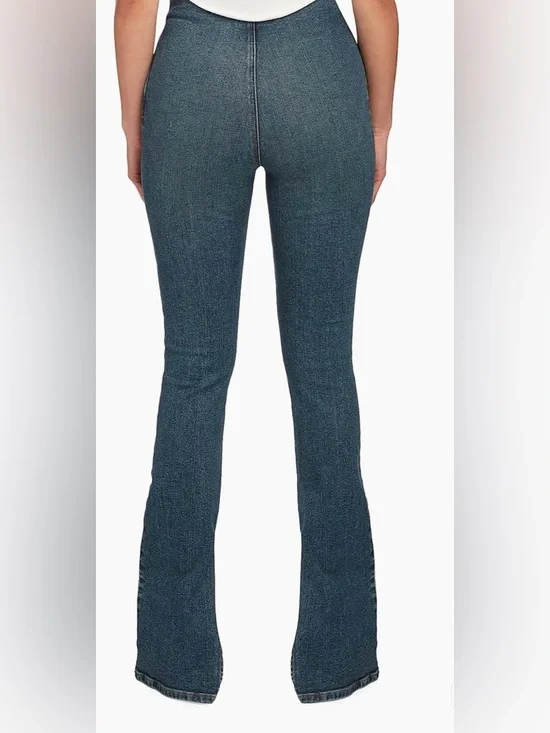 EB Denim Split Boot-Cut Denim Leggings NWT Size L - Picture 5 of 13